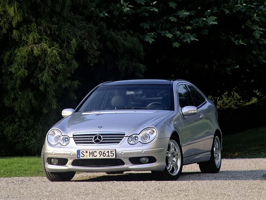 Mercedes-Benz C-Class (CL203.708, CL203.740, CL203.742, CL203.746) 2 поколение, хэтчбек 3 дв. (10.2000 - 03.2004)
